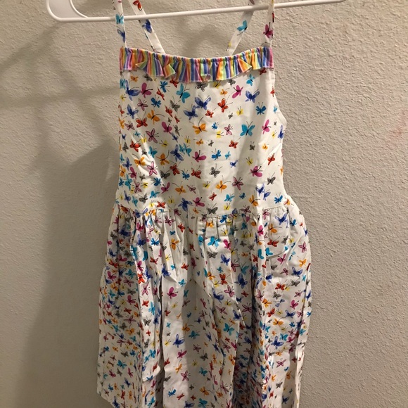 Matilda Jane Other - Platinum Colorful Butterfly Print Kids Dress NWOT